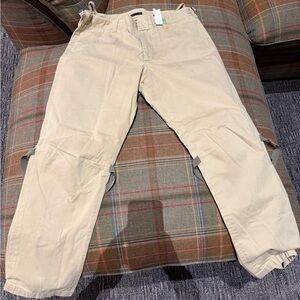Men's Hamlet Lang Khaki Chino Cargo Pants